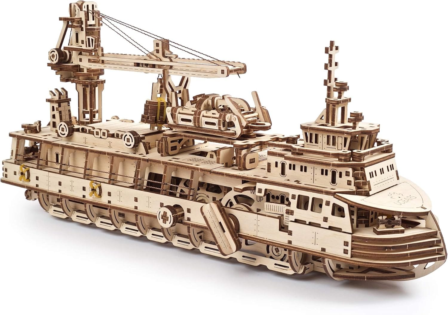 UGEARS 3D Puzzles Research Vessel DIY Model Ship 3D - Exclusive Wooden Model Kits for Adults to Build - Unique and Creative Wooden Mechanical Models - Self Assembly Woodcraft Kits UGEARS 3D Puzzles Research Vessel DIY Model Ship 3D - Exclusive Wooden Model Kits for Adults to Build - Unique and Creative Wooden Mechanical Models - Self Assembly Woodcraft Kits