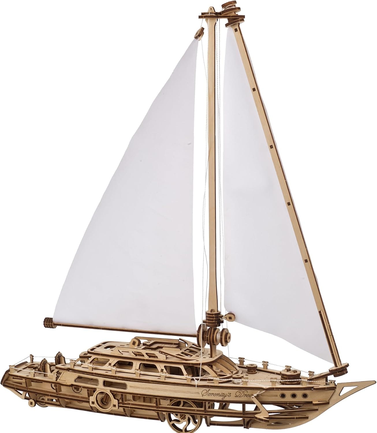 UGEARS Serenity’s Dream Model Yacht - Model Ships Kits for Adults - Wooden Models to Build for Adults - 3D Puzzles Adult Ship Model Kit - DIY Wooden Model Boats for Enthusiasts for Men UGEARS Serenity’s Dream Model Yacht - Model Ships Kits for Adults - Wooden Models to Build for Adults - 3D Puzzles Adult Ship Model Kit - DIY Wooden Model Boats for Enthusiasts for Men